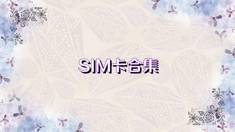 SIM卡合集