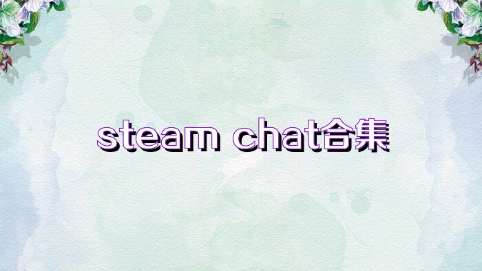 steam chat合集