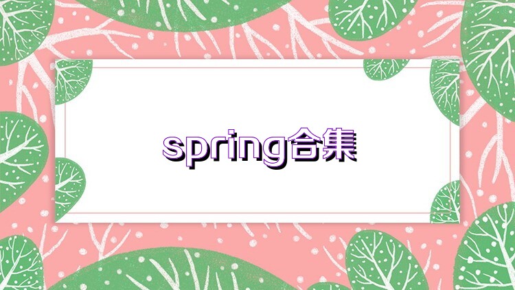 spring合集