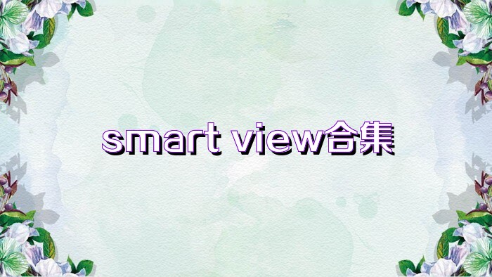 smart view合集