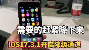 iPhone11是否该降级至iOS17.3.1