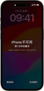 iPhone忘记密码怎么办