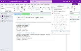 OneNote如何禁用自动数学公式计算