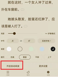 番茄小说怎么设置自动阅读模式 番茄小说设置自动阅读模式方法