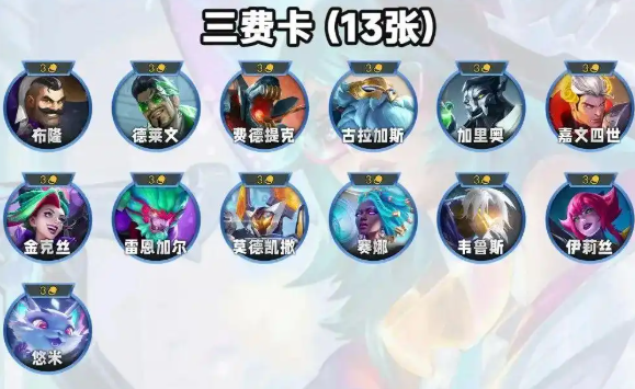 金鏟鏟之戰(zhàn)s14三星三費(fèi)哪個(gè)最強(qiáng)