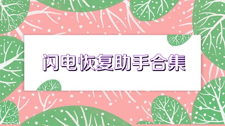 闪电恢复助手合集