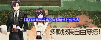 非日常邂逅故事食材精炼性价比如何