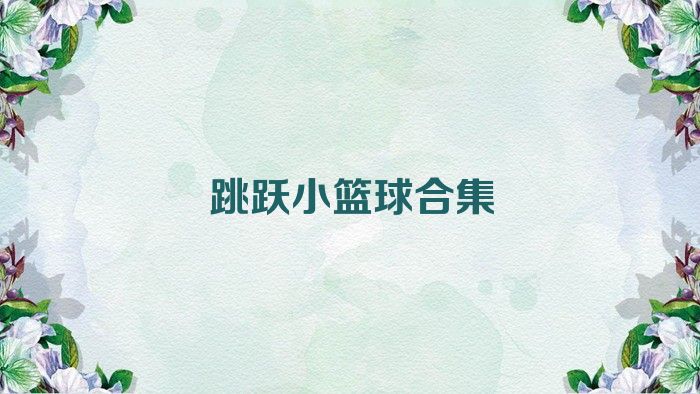 跳跃小篮球合集
