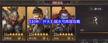 封神開天燃燒弓陣容如何搭配