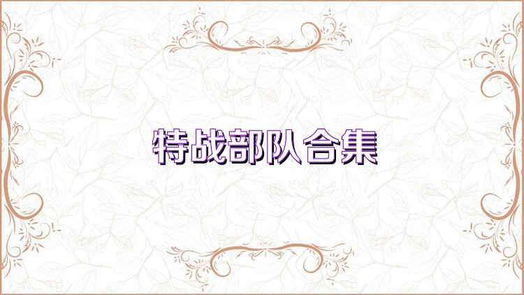 特戰(zhàn)部隊合集