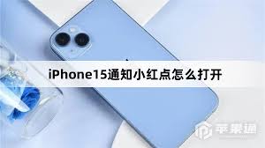 如何打開iPhone15Pro通知小紅點
