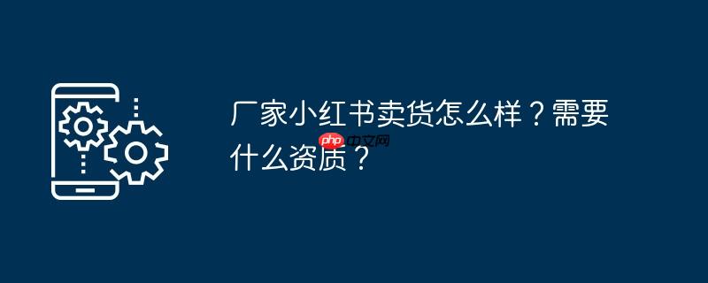 廠家小紅書賣貨在哪樣