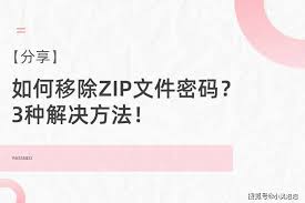 ZIP文件密碼如何移除