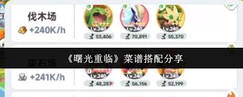 曙光重臨菜譜如何搭配