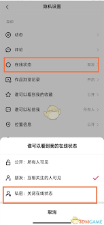 快手如何設(shè)置隱藏在線狀態(tài)
